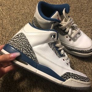 Air Jordan retro 3 in true blue / cement